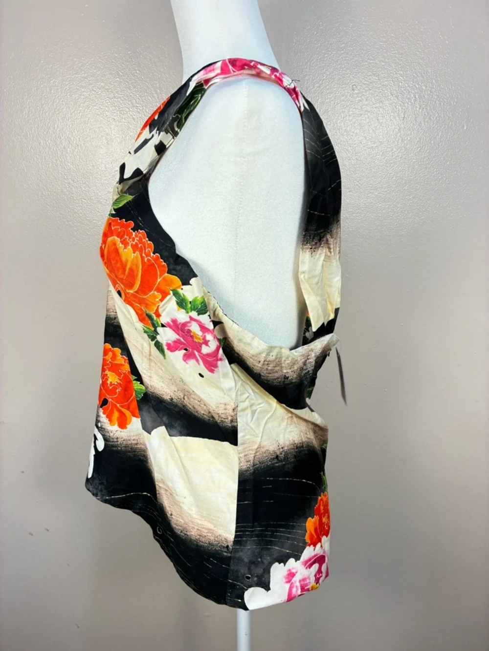 NWTs Natori Mayumi Cotton Silk Blouse - Picture 3 of 12